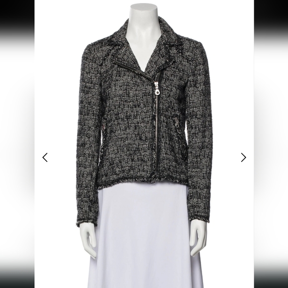 Rebecca Taylor Jackets & Blazers - Rebecca Taylor Black and White Tweed Blazer